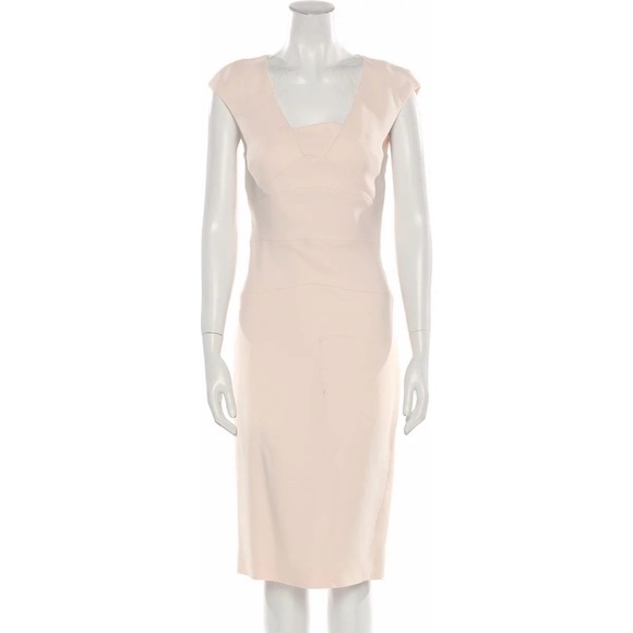Antonio Berardi Peach Sheath Dress US 4 IT 40 - Picture 1 of 13